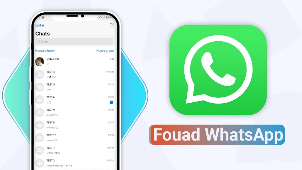 fouad whatsapp estilo iphone ios ultima version
